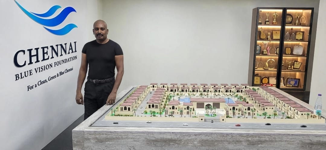 Chennai Blue Vision 2030 future city and river concept