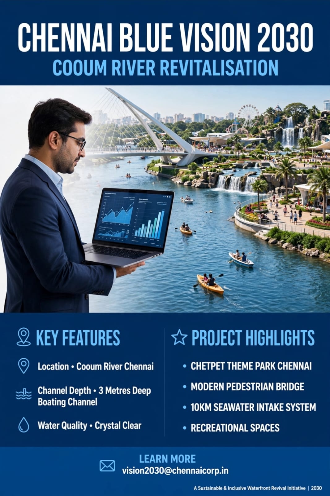 Cooum revitalisation — Chetpet theme park vision
