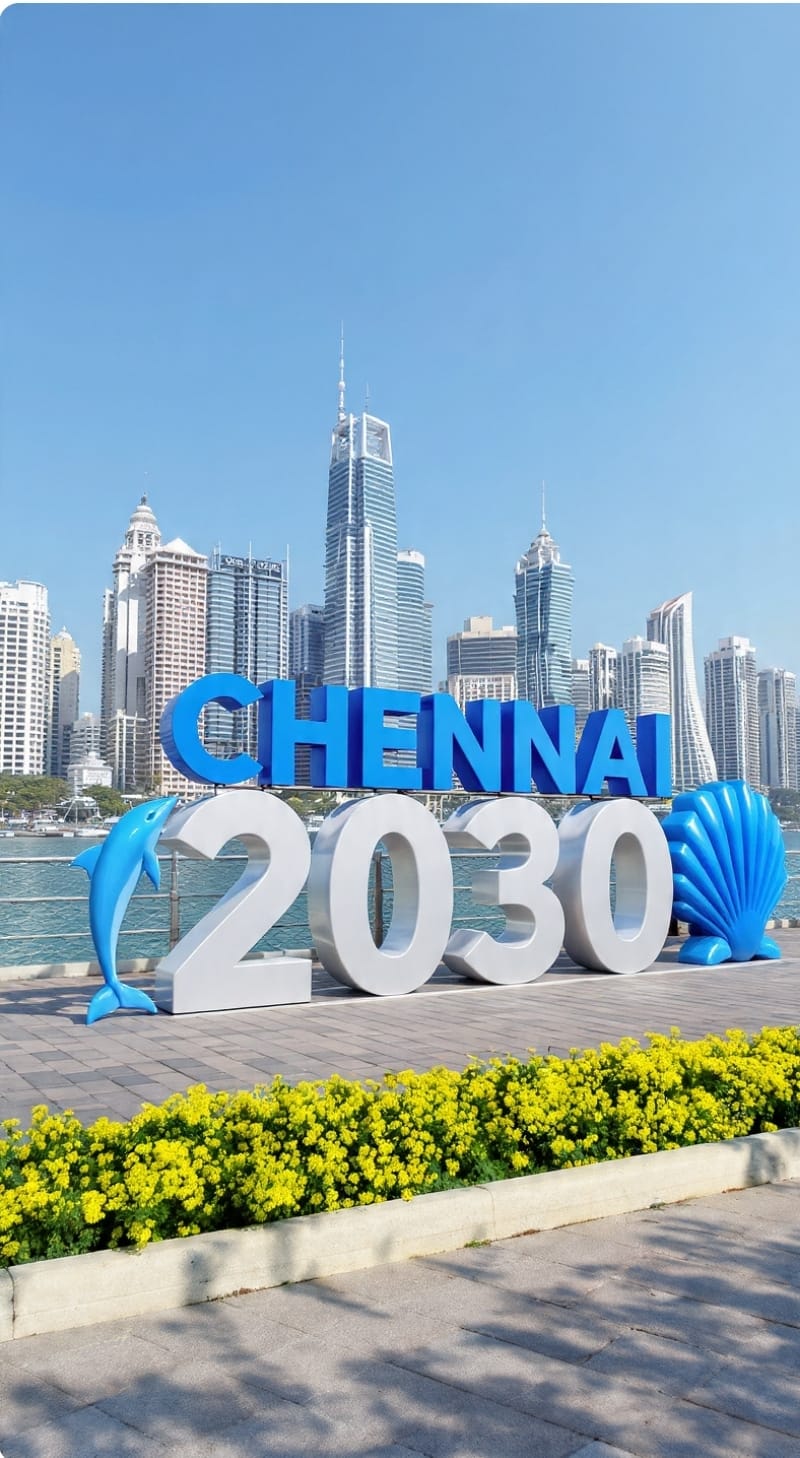 Chennai 2030 waterfront letters