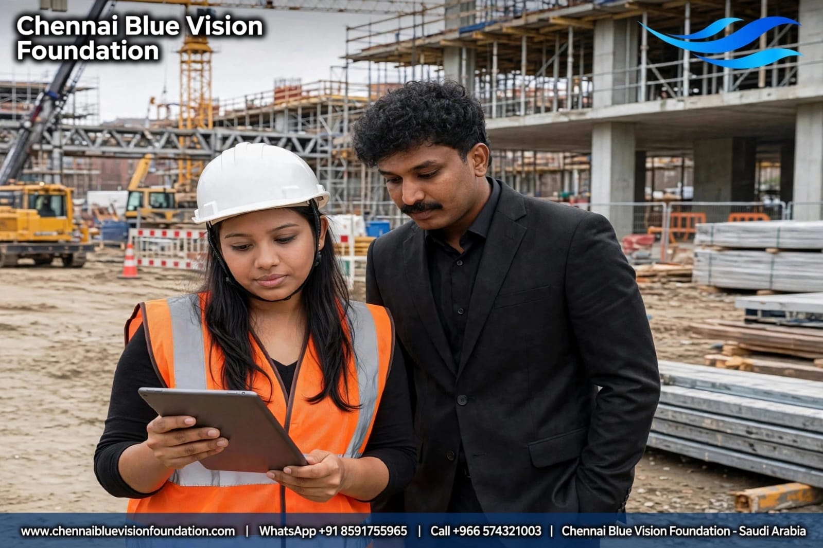 Site review with the Foundation team
